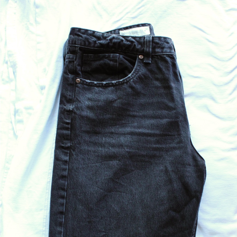 Zara Black Jean Shorts